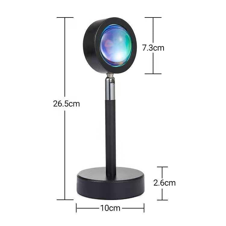 APP Sunset Light Sunset Light Net Red Projection Fill Light Remote Control RGB Sunset Light Live Floor Lamp Dawn Atmosphere Light